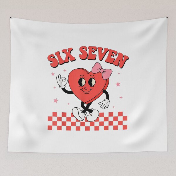 Item preview, Funny Six Seven 67 Meme Valentine Girls Couple Matching designed and sold by facegm.