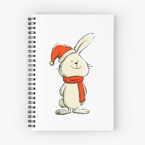 Item preview, Cute bunny wearing hat and scarf designed and sold by Baart72.