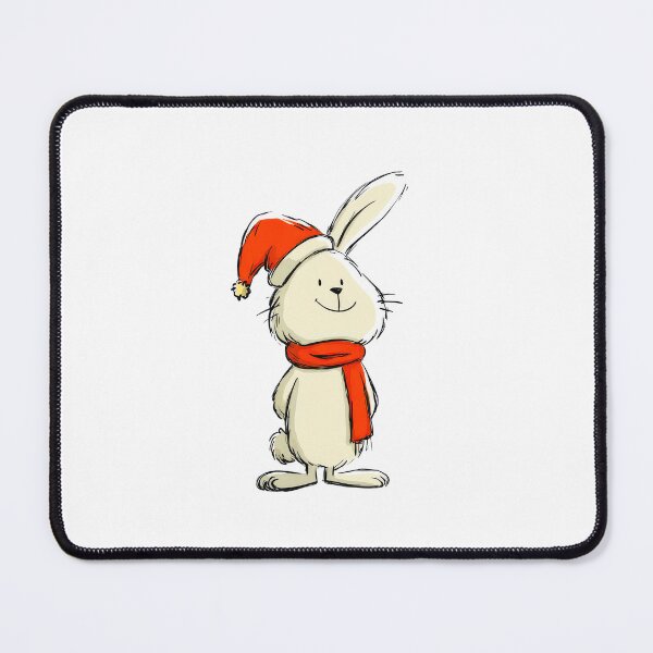 Item preview, Cute bunny wearing hat and scarf designed and sold by Baart72.