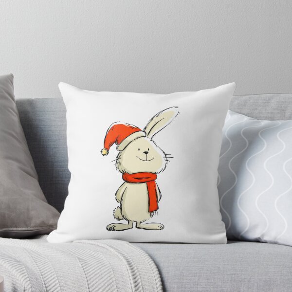 Item preview, Cute bunny wearing hat and scarf designed and sold by Baart72.