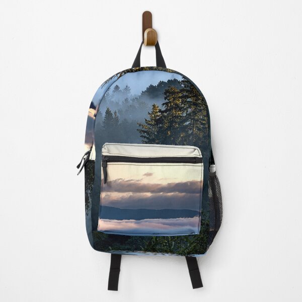 Item preview, Misty Sunrise Over the Evergreen Ridge designed and sold by Exodoi.