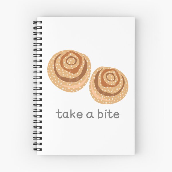 Item preview, Take A Bite Buns Baking Humor Swedish Cinnamon Buns designed and sold by Stick People Designs.