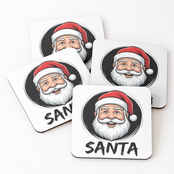 Item preview, Jolly Santa Claus Face Classic Christmas Grunge Typography designed and sold by SoulenCify.