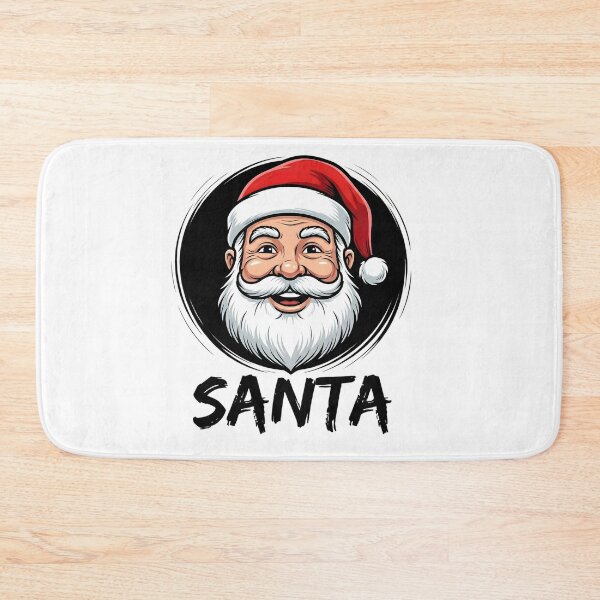 Item preview, Jolly Santa Claus Face Classic Christmas Grunge Typography designed and sold by SoulenCify.