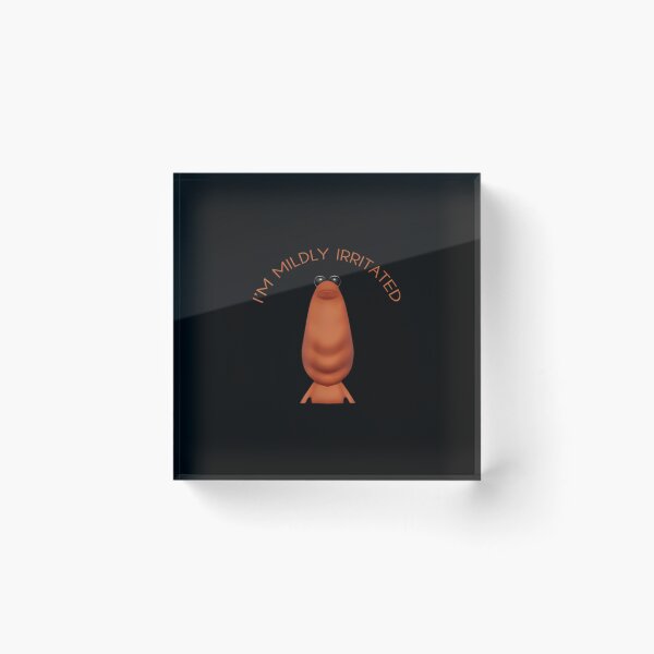Item preview, I'm Mildly Irritated Marcus The Worm Funny Meme Women Men designed and sold by creatikatz.