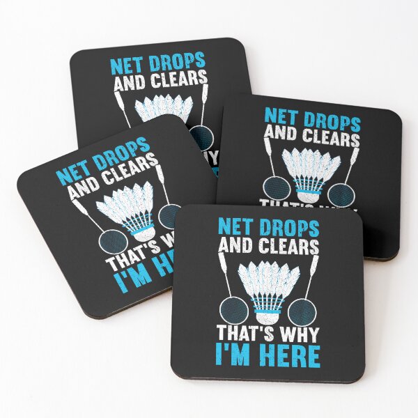 Item preview, Net Drops And Clears That's Why I'M Here Funny Badminton designed and sold by TerryAnnie.