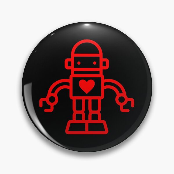 Item preview, Cute Kawaii Robot with Heart  designed and sold by DesignsMjB.