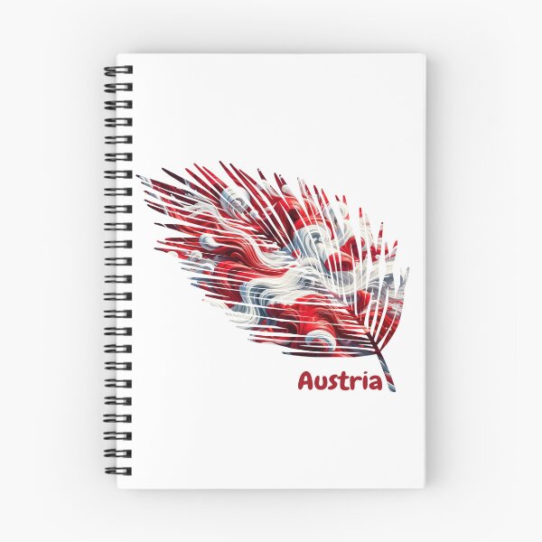 Item preview, Abstract Austria Flag – Feather Design designed and sold by ArteJorge48.