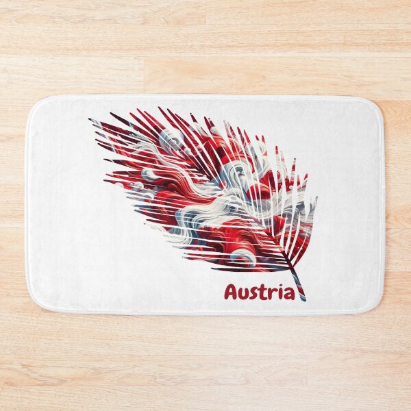 Item preview, Abstract Austria Flag – Feather Design designed and sold by ArteJorge48.