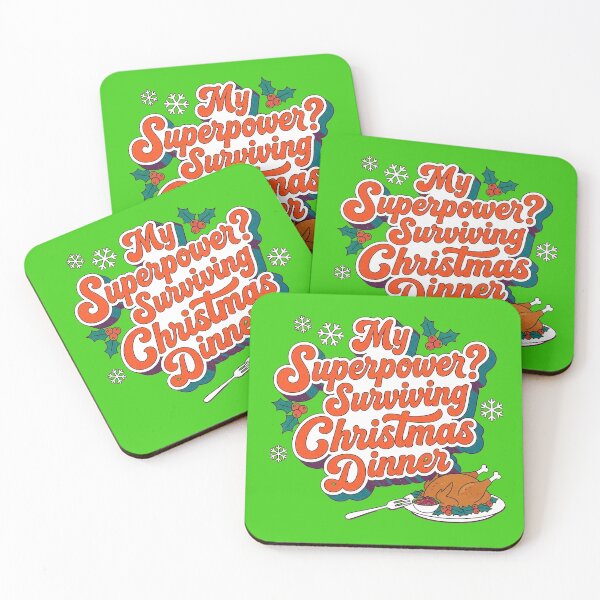 Item preview, My Superpower? Surviving Christmas Dinner  Holiday Humor designed and sold by AdyKurniawan.