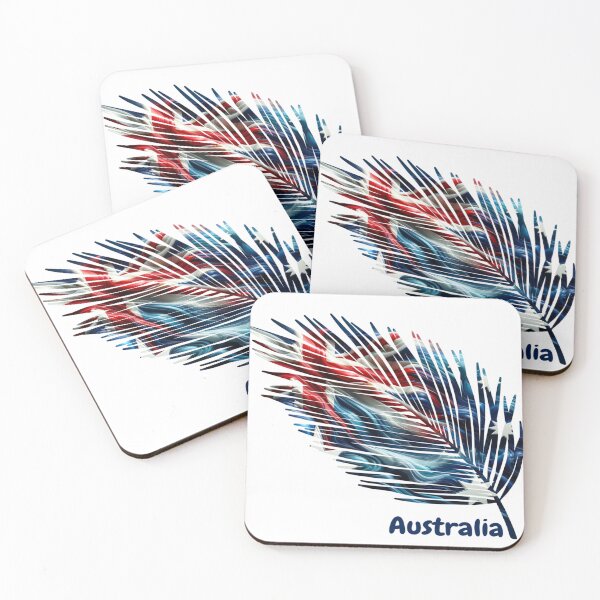 Item preview, Abstract Australia Flag – Feather Design designed and sold by ArteJorge48.