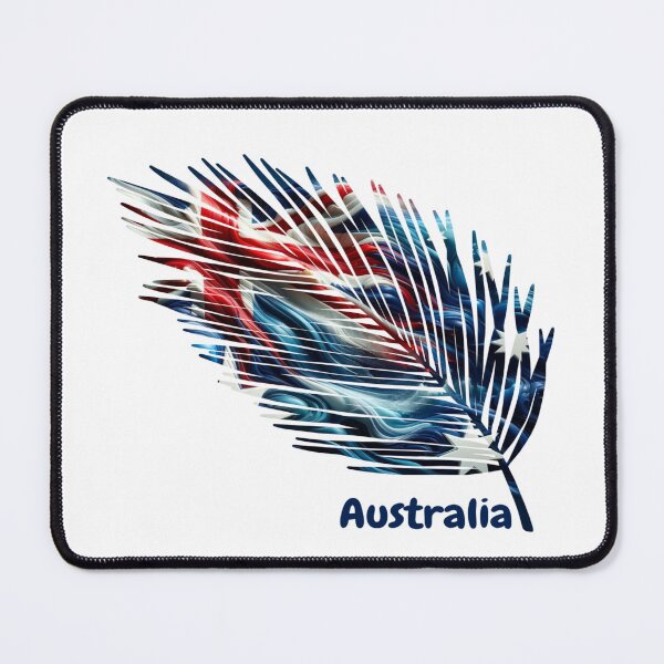 Item preview, Abstract Australia Flag – Feather Design designed and sold by ArteJorge48.