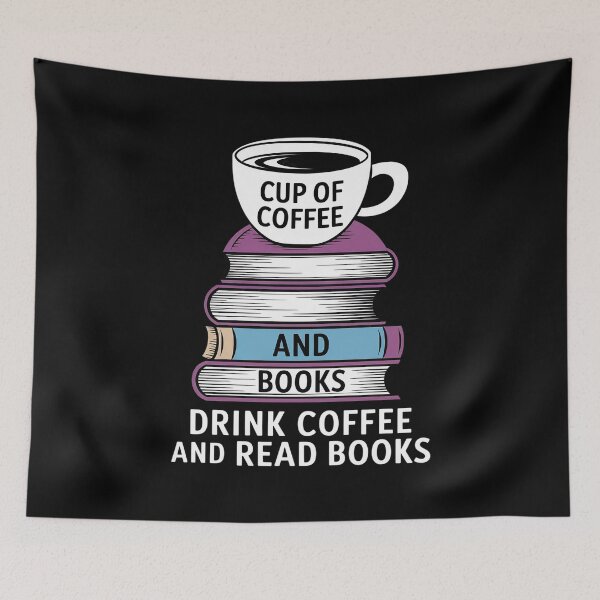 Item preview, i'm just a girl who loves to drink coffee and read books  designed and sold by AquaKiev.
