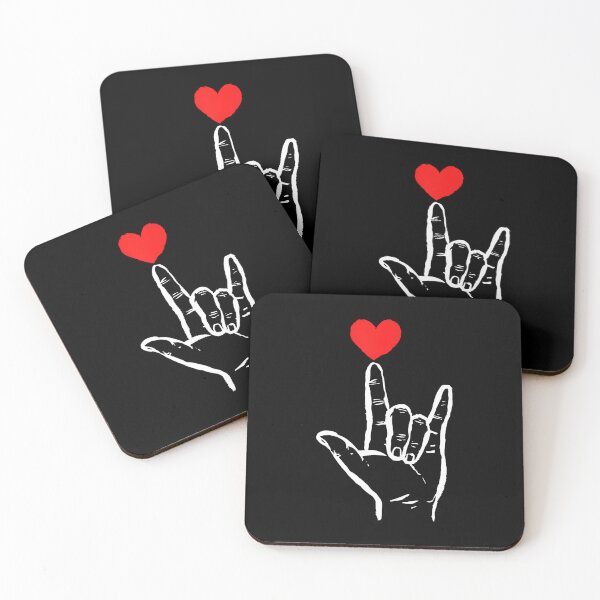 Item preview, Asl I Love You Hand Heart American Sign Language Valentine designed and sold by JanieLucia.