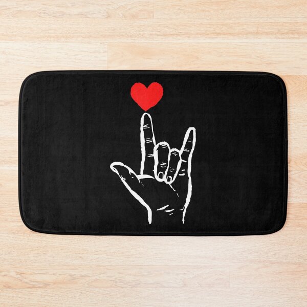 Item preview, Asl I Love You Hand Heart American Sign Language Valentine designed and sold by JanieLucia.