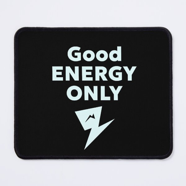 Item preview, Good Energy Only Positive Vibes Text Art designed and sold by IRON WINGS /USAF.