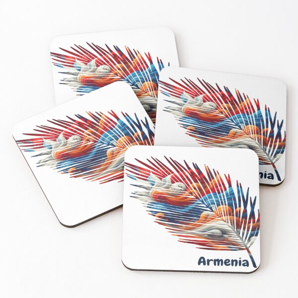 Item preview, Abstract Armenia Flag – Feather Design designed and sold by ArteJorge48.