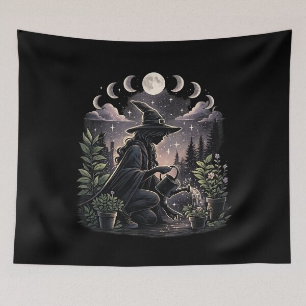 Item preview, Moonlit Urban Witch Garden designed and sold by SidTastic .