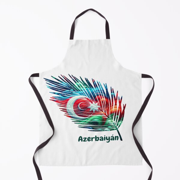 Item preview, Abstract Azerbaijan Flag – Feather Design designed and sold by ArteJorge48.