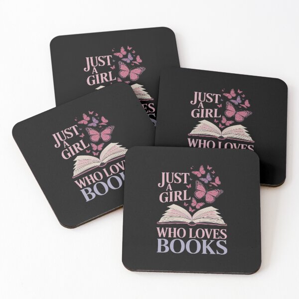 Item preview, Just A Girl Who Loves Books Lovers Women Book Worm Reading  designed and sold by MythWoot.