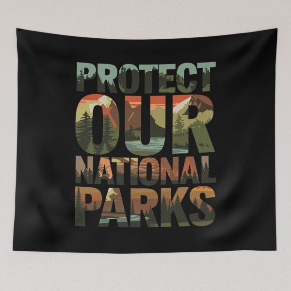 Item preview, Protect Our US National Parks Hiking And Camping Lover  designed and sold by VerseFarm.