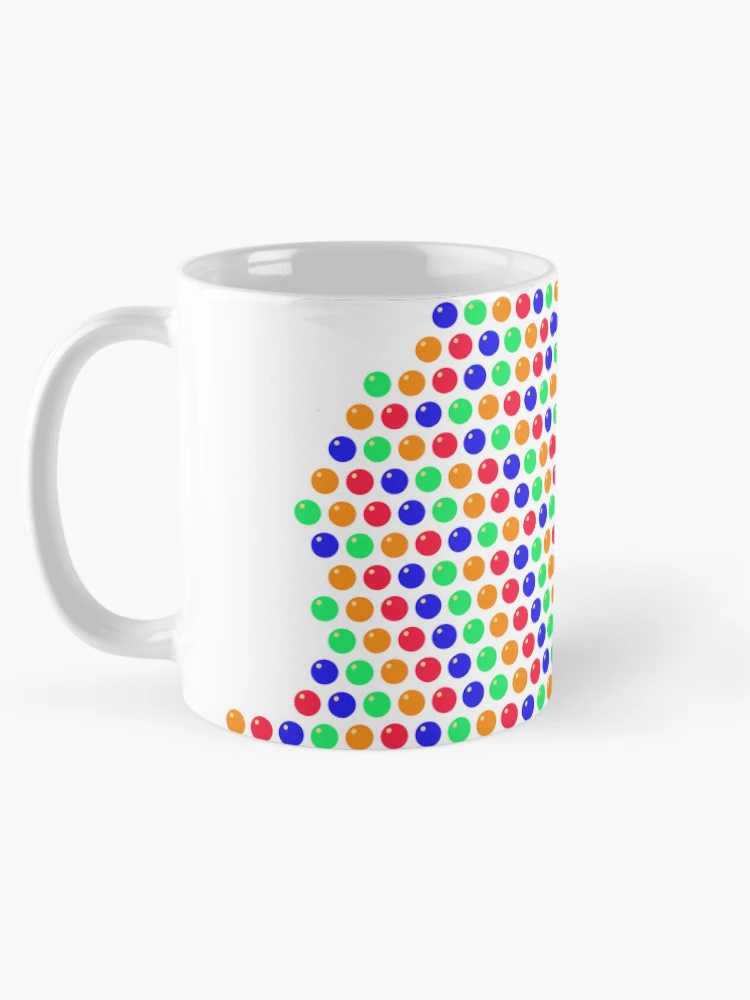 Thumbnail 5 of 6, Coffee Mug, Multicolored Rhinestone Rwanda designed and sold by TheIconSmith.