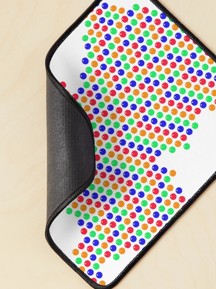 Thumbnail 2 of 5, Mouse Pad, Multicolored Rhinestone Rwanda designed and sold by TheIconSmith.