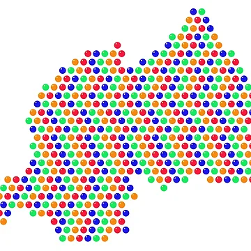 Artwork thumbnail, Multicolored Rhinestone Rwanda by TheIconSmith