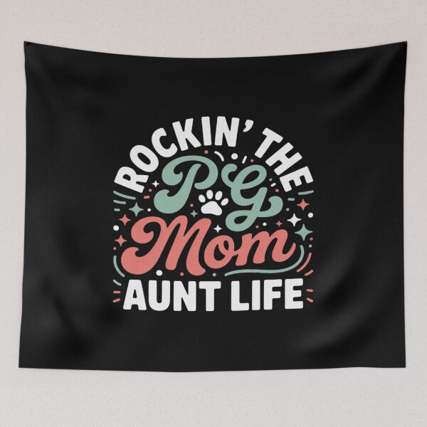 Item preview, Rockin' The Dog Mom And Aunt Life Dog Lover Mothers Day  designed and sold by RsFilsingerArt.