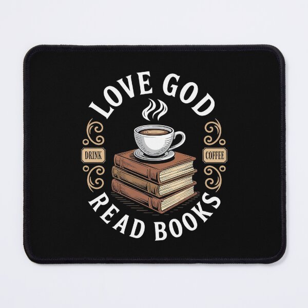 Item preview, Love God Drink Coffee Read Books Lovers Christian  designed and sold by MythWoot.