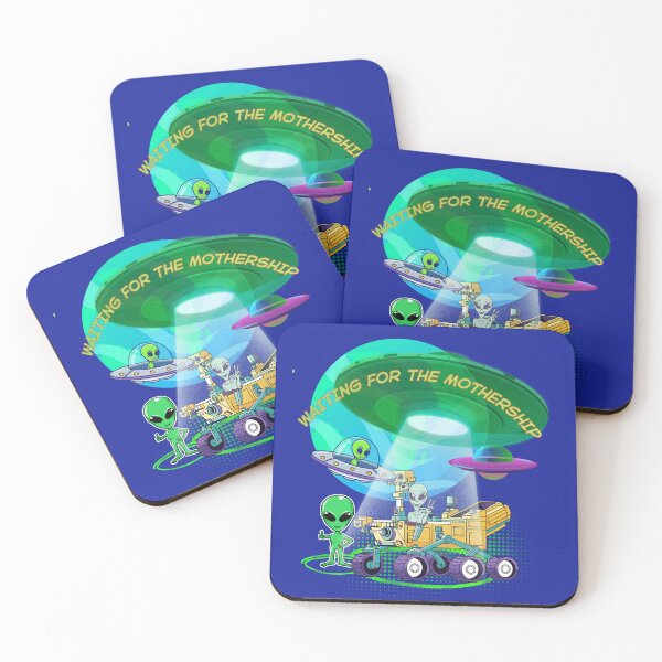 Item preview, Waiting for the Mothership - Funny UFO Alien T-Shirt. designed and sold by LunaPrintCo.