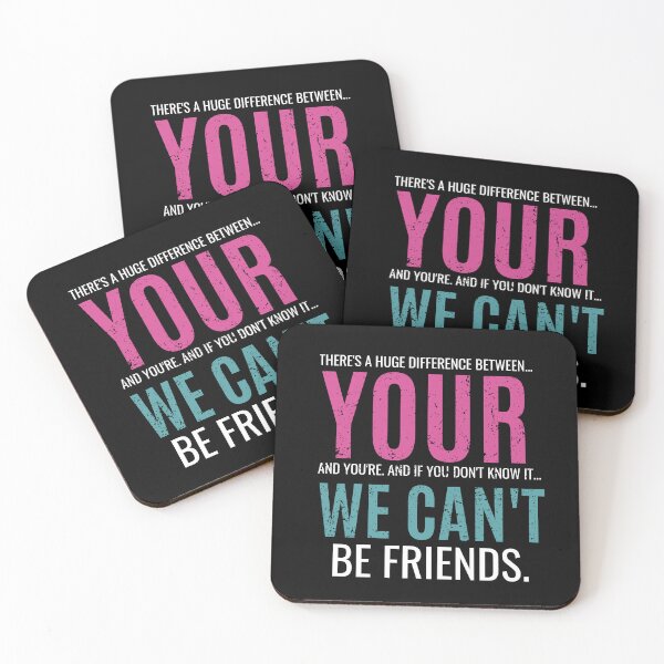 Item preview, Grammar Matters: Your vs. You’re – Funny Quote Design designed and sold by AleriaBate.