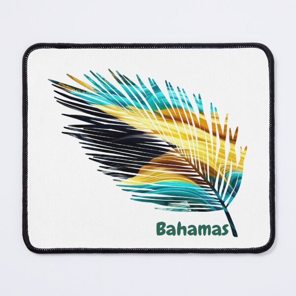 Item preview, Abstract Bahamas Flag – Feather Design designed and sold by ArteJorge48.