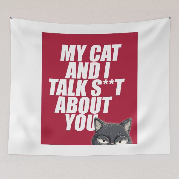 Item preview, Catitude Mean Cat Sarcastic Humor Cat Mom Gift designed and sold by ikidyounot.