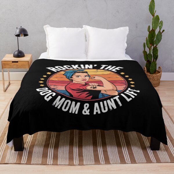 Item preview, Rockin The Dog Mom And Aunt Life Dog Lovers Aunt  designed and sold by RsFilsingerArt.