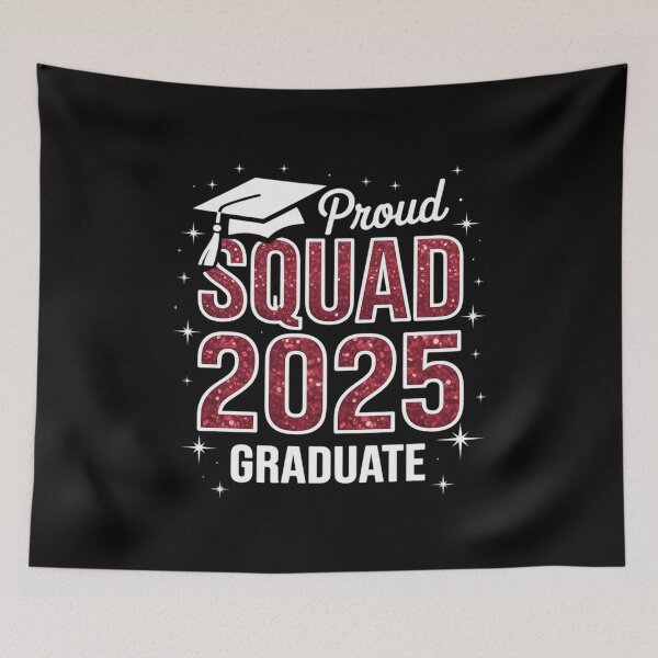 Item preview, Proud Squad Of 2025 Senior Graduate Graduation Family 2025  designed and sold by VerseFarm.
