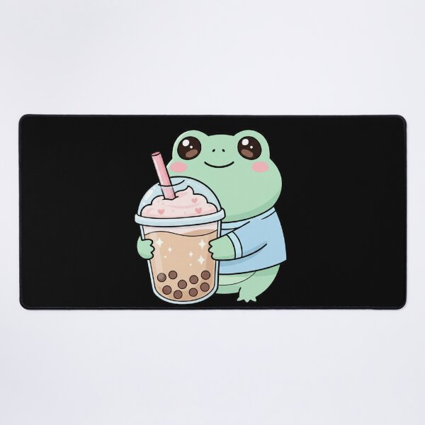Item preview, Bubble Tea Mr. Frog – Cute Kawaii Frog Boba T-Shirt designed and sold by harinshop ⭐⭐⭐⭐⭐.