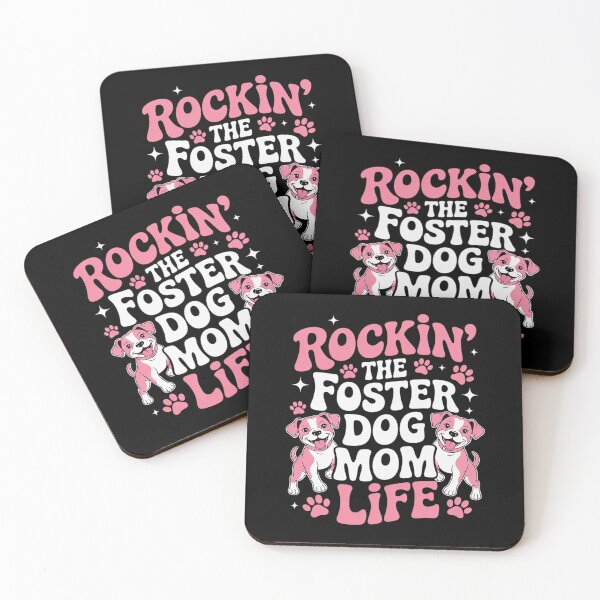 Item preview, Rockin' The Foster Dog Mom Life  designed and sold by RsFilsingerArt.