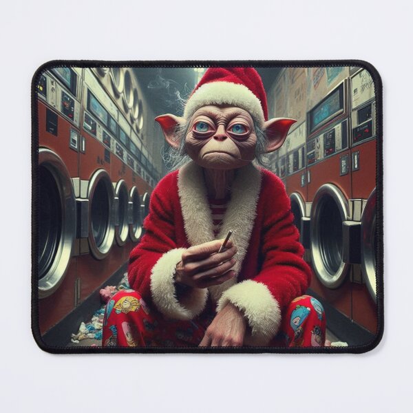 Item preview, "My Precious Discount: Sleigh-Bound Goblin in a Tinsel Trap" designed and sold by Print Fiction.
