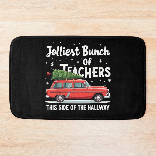Item preview, Jolliest Bunch Of Teachers Vintage Station Wagon Christmas Tree designed and sold by GenioFin.