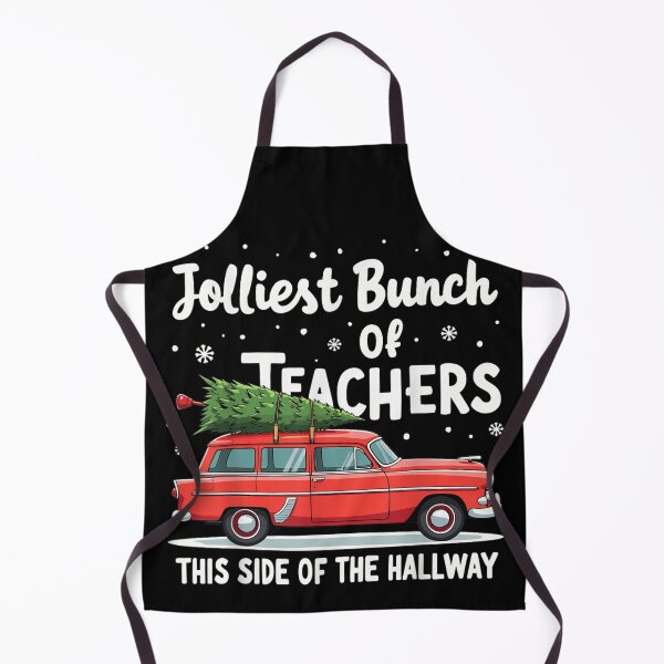 Item preview, Jolliest Bunch Of Teachers Vintage Station Wagon Christmas Tree designed and sold by GenioFin.