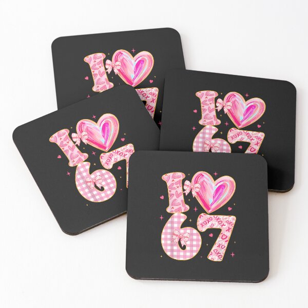 Item preview, I Love 67 Valentine Six Seven Valentines Day 6 7 designed and sold by diyoor.