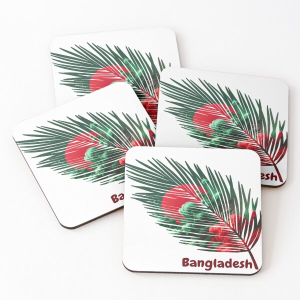 Item preview, Abstract Bangladesh Flag – Feather Design designed and sold by ArteJorge48.