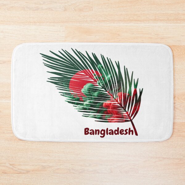 Item preview, Abstract Bangladesh Flag – Feather Design designed and sold by ArteJorge48.