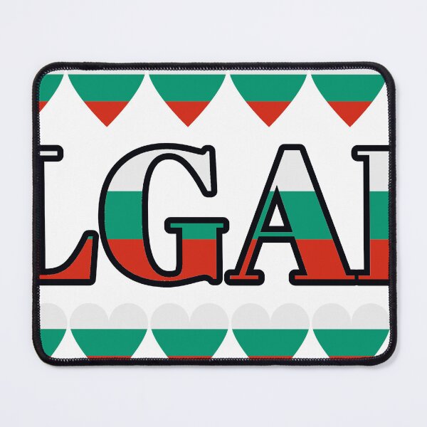 Item preview, Bulgaria Flag Letters And Hearts designed and sold by TheIconSmith.