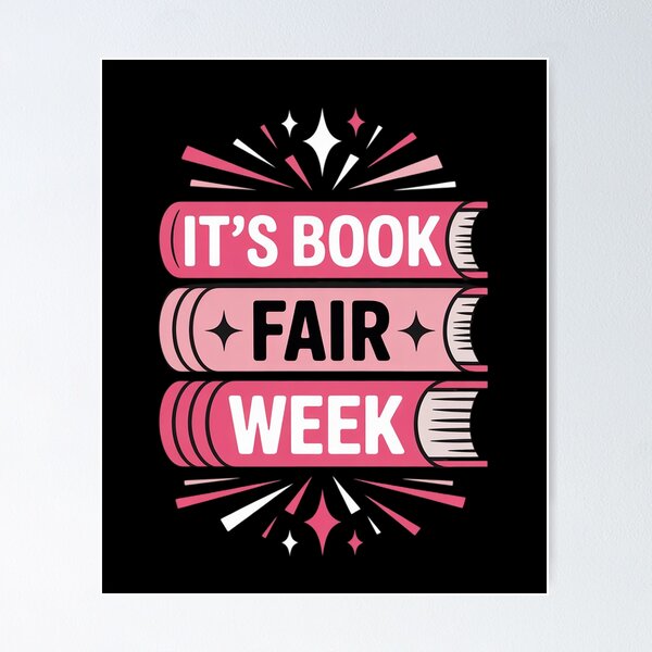 Item preview, Reading Books Its Book Fair Week  designed and sold by VerseFarm.