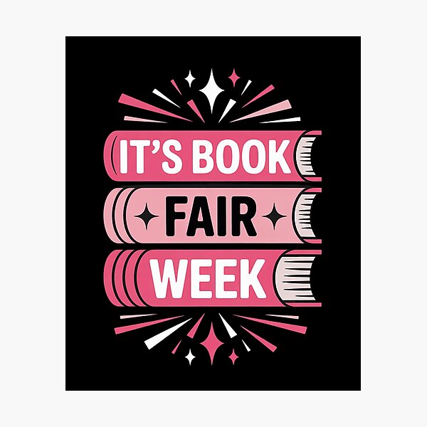 Item preview, Reading Books Its Book Fair Week  designed and sold by VerseFarm.