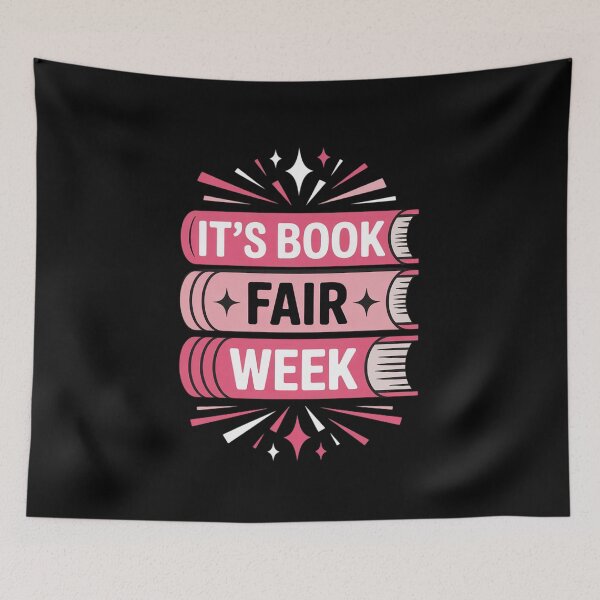 Item preview, Reading Books Its Book Fair Week  designed and sold by VerseFarm.