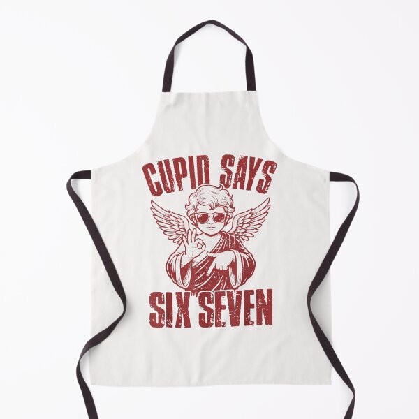 Item preview, Funny Cupid Says 6 7 Valentine Couple Matching Six Seven designed and sold by diyoor.
