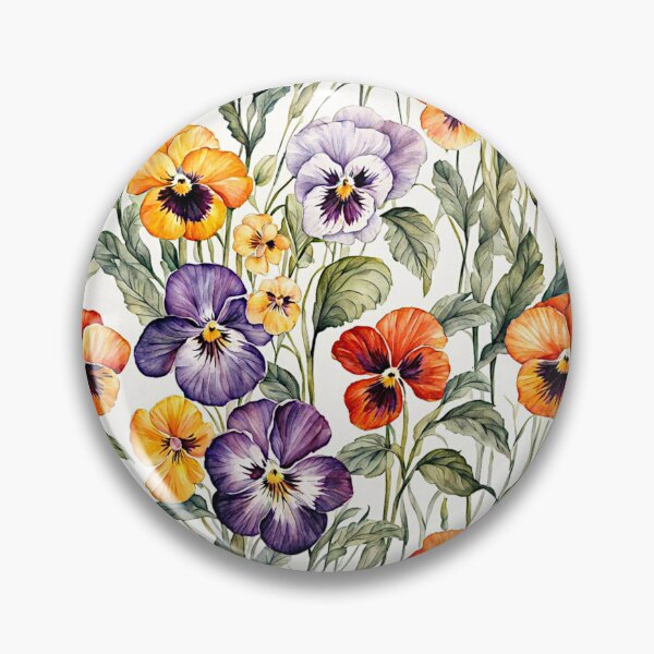 Item preview, Vibrant Pansy flowers #1 designed and sold by Helios Be. Lavsh.